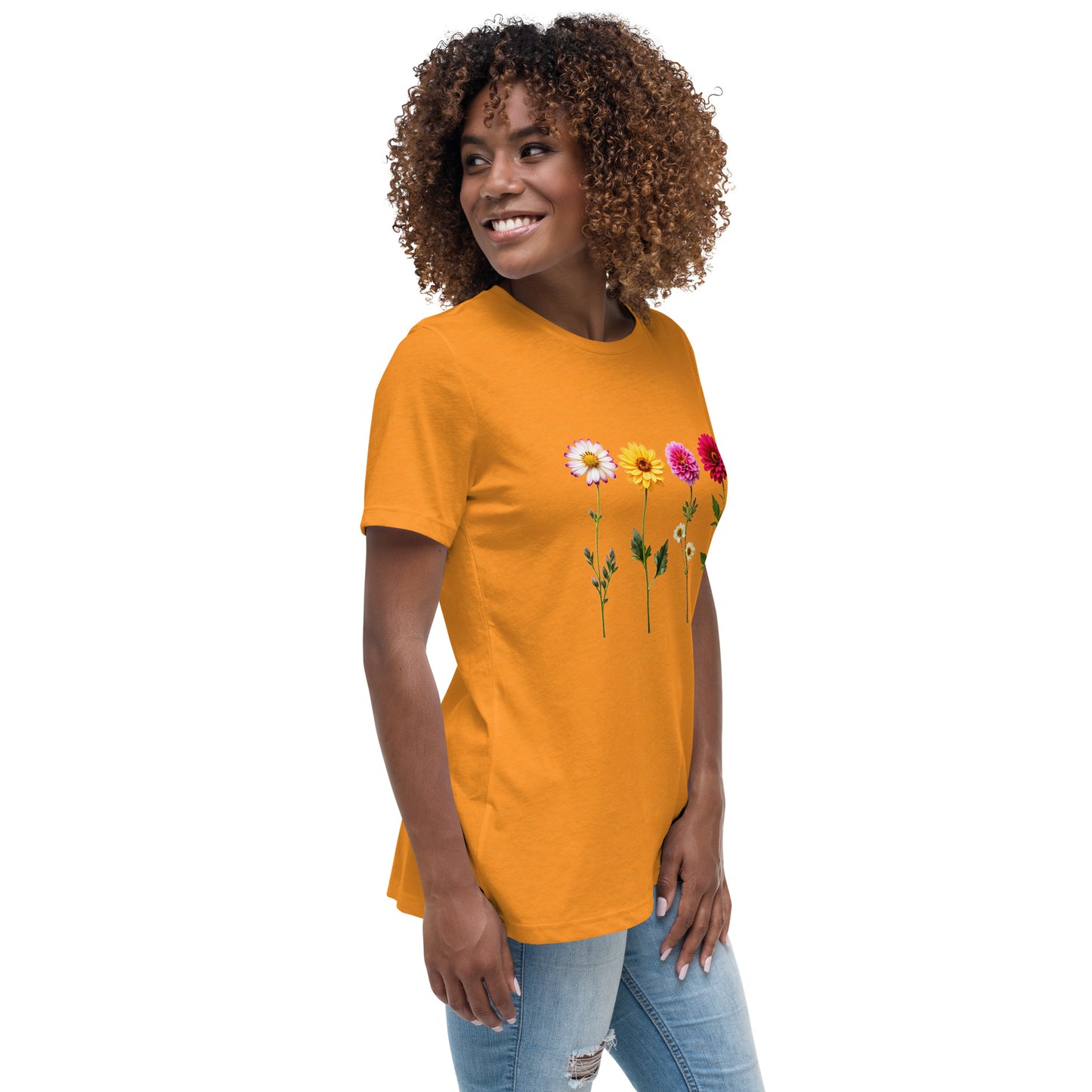 Flowers Women's Relaxed T-Shirt