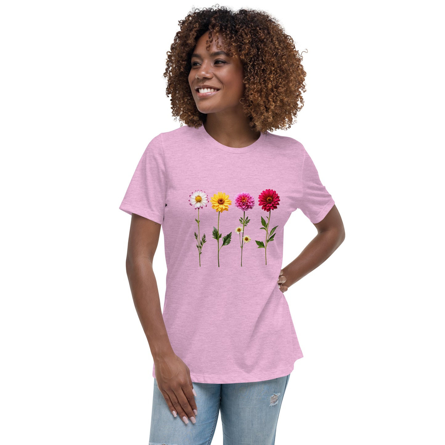 Flowers Women's Relaxed T-Shirt