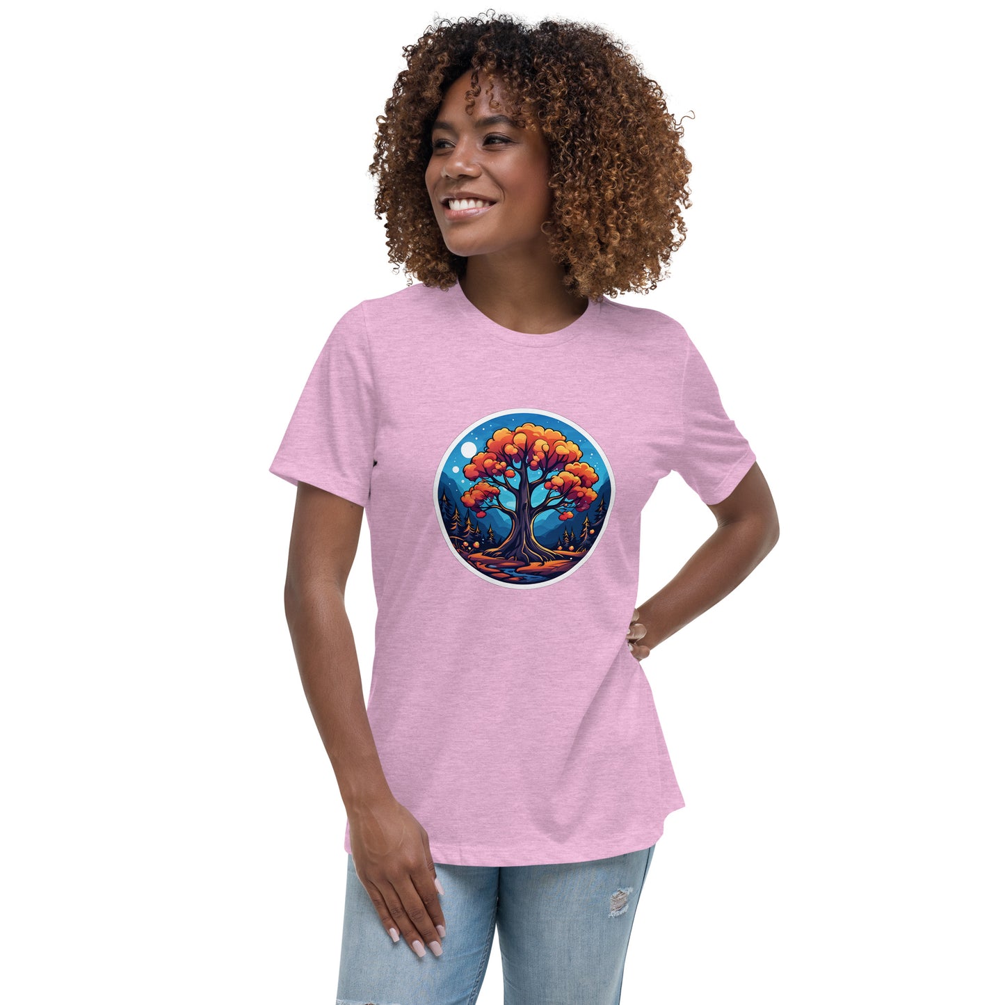 Orange Tree Women's Relaxed T-Shirt