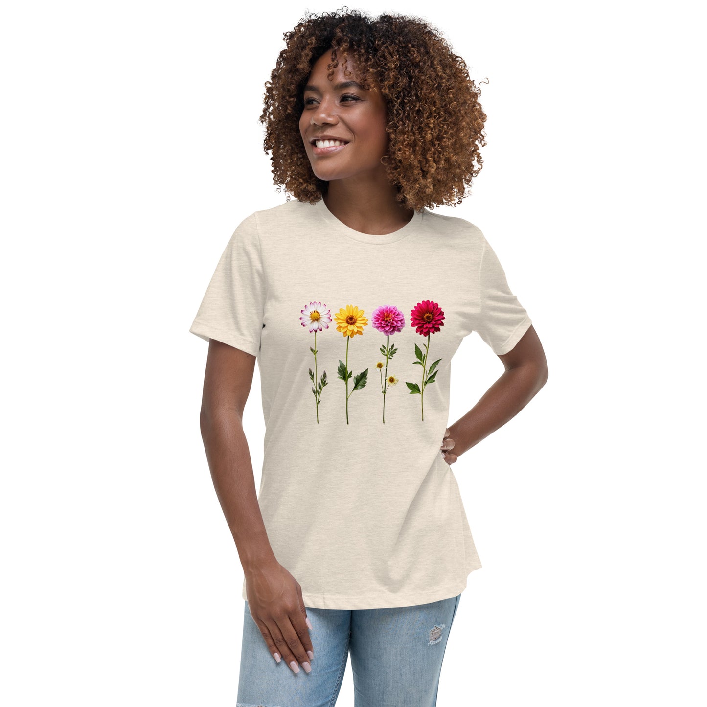 Flowers Women's Relaxed T-Shirt