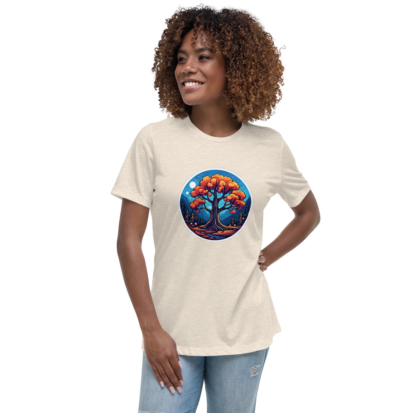 Orange Tree Women's Relaxed T-Shirt