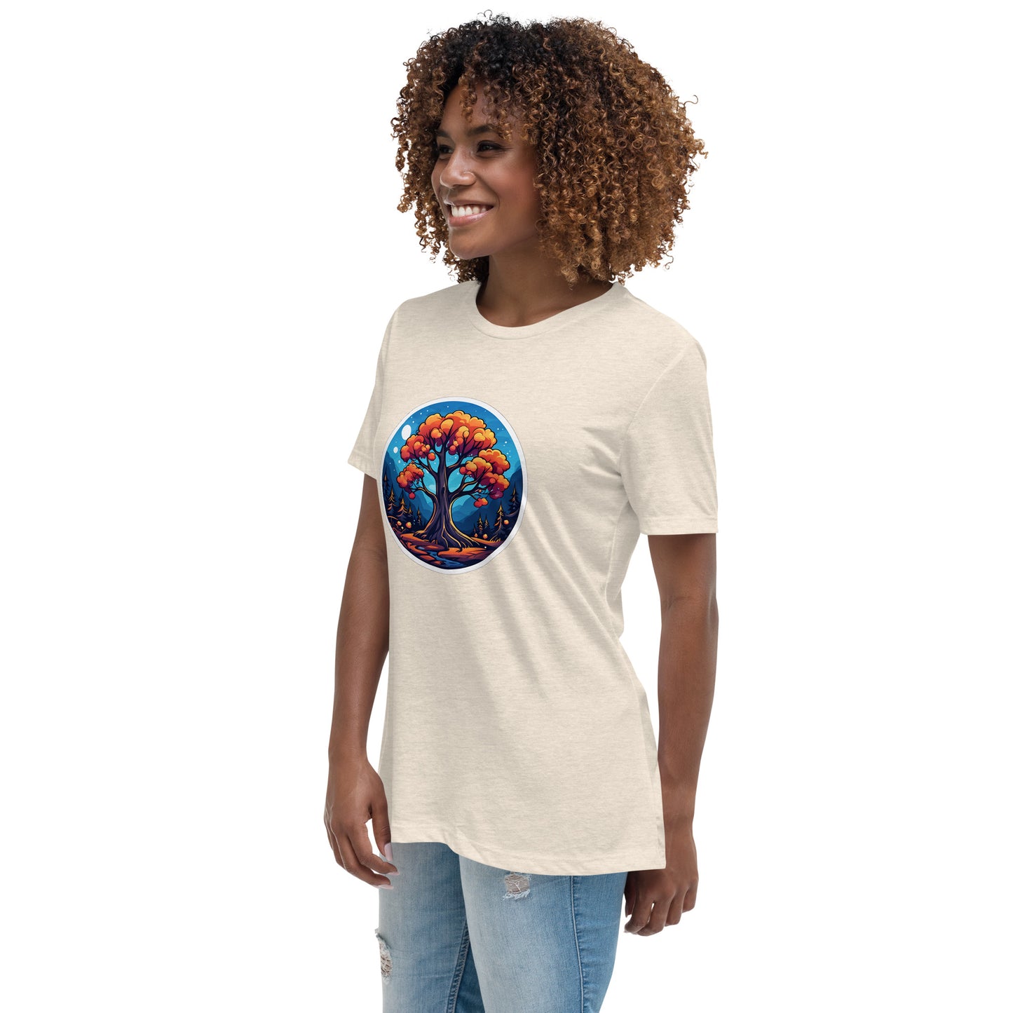 Orange Tree Women's Relaxed T-Shirt