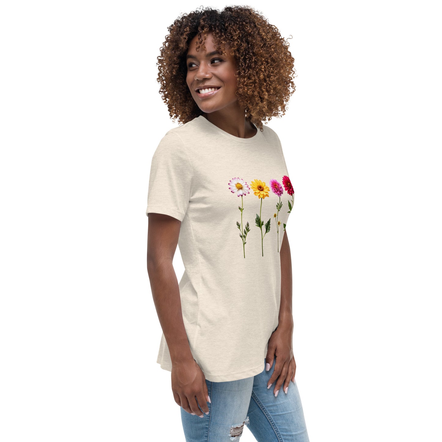 Flowers Women's Relaxed T-Shirt