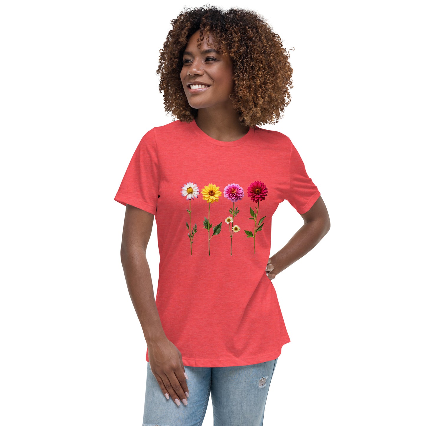 Flowers Women's Relaxed T-Shirt