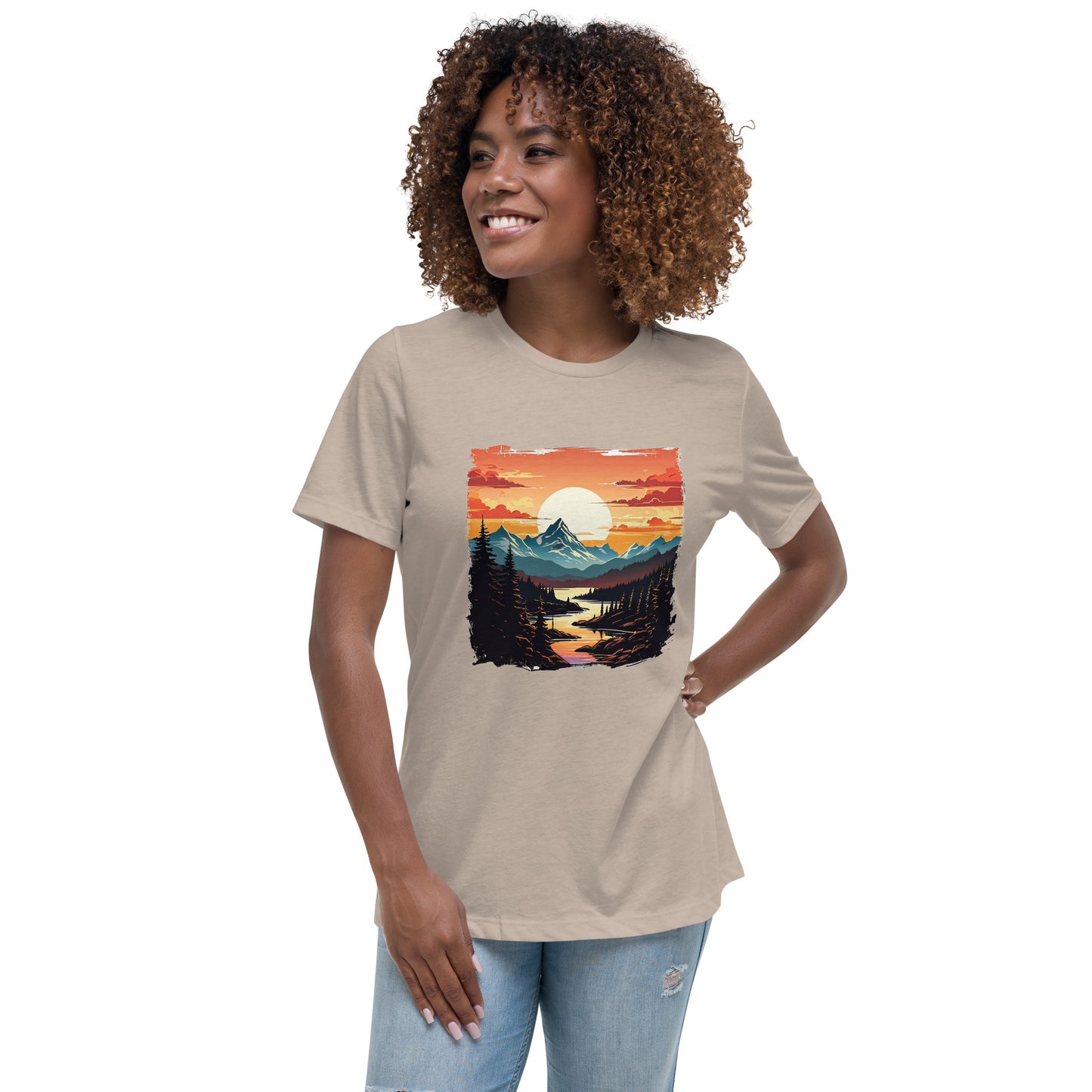 Mountain Stream Women's Relaxed T-Shirt