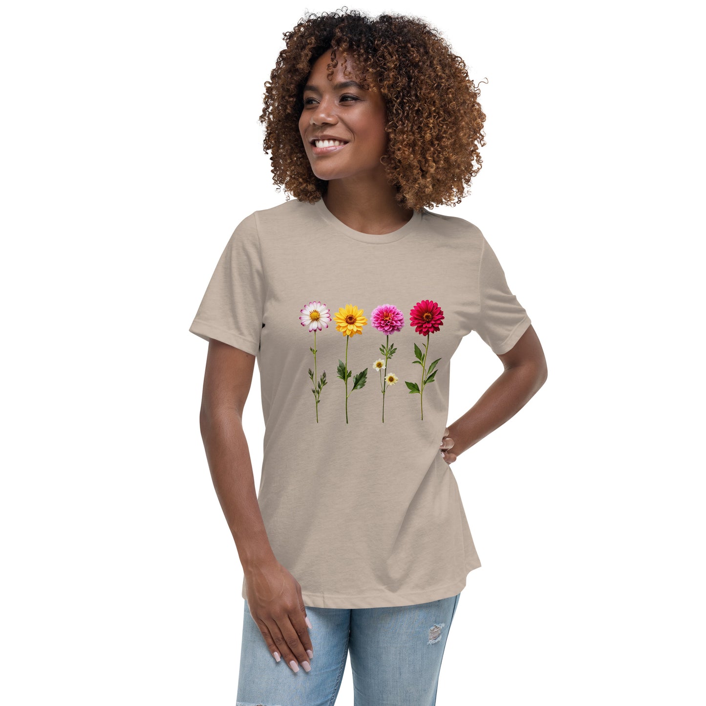 Flowers Women's Relaxed T-Shirt