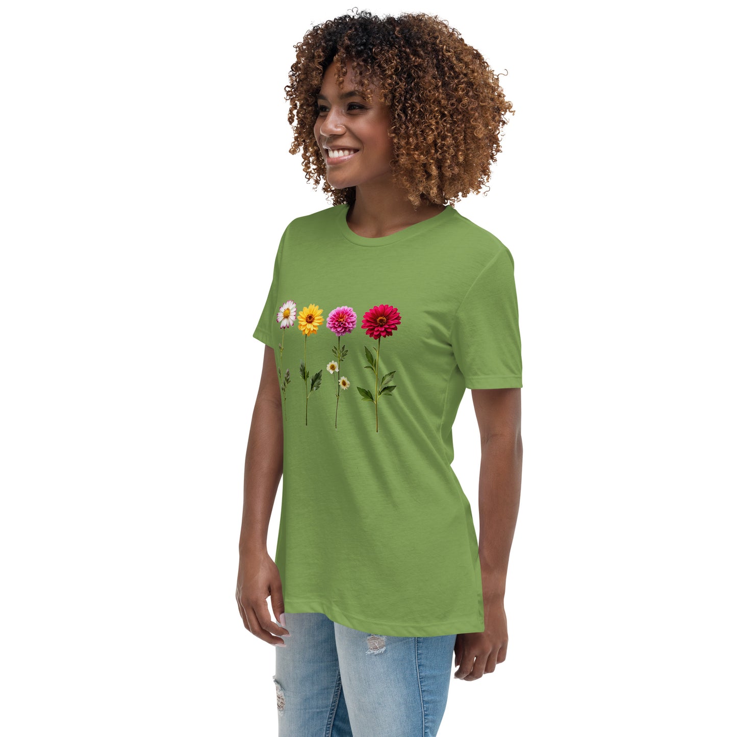 Flowers Women's Relaxed T-Shirt