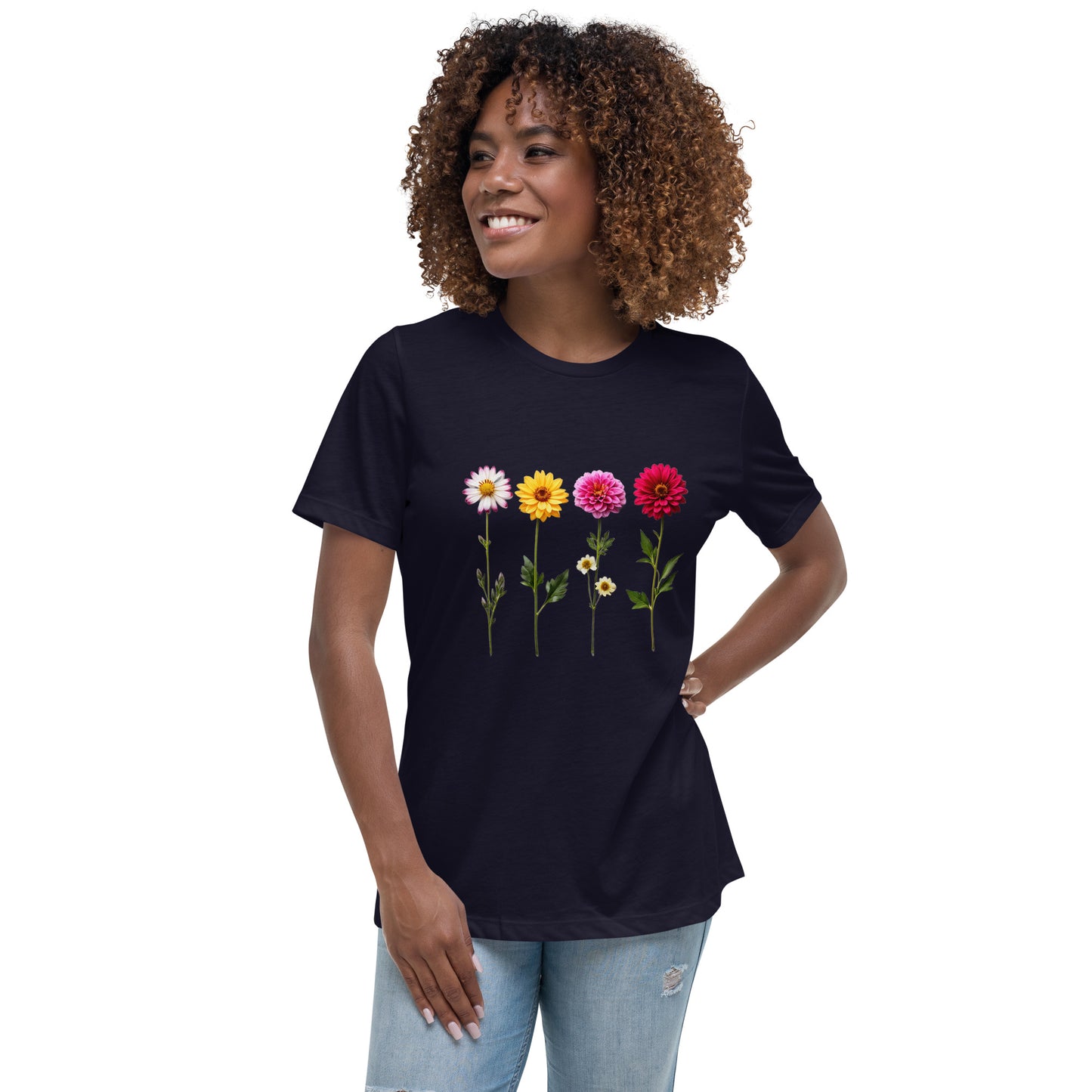 Flowers Women's Relaxed T-Shirt