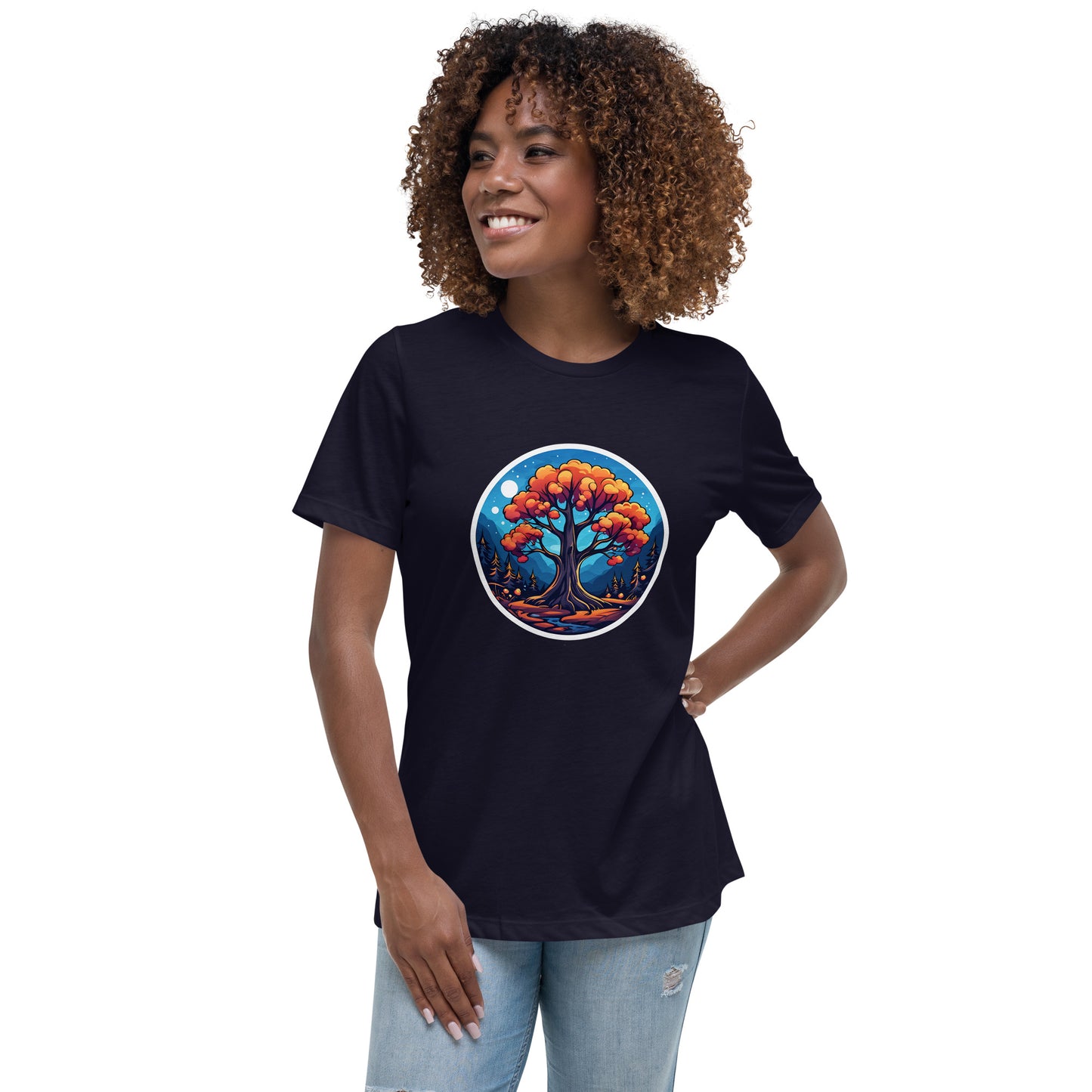 Orange Tree Women's Relaxed T-Shirt