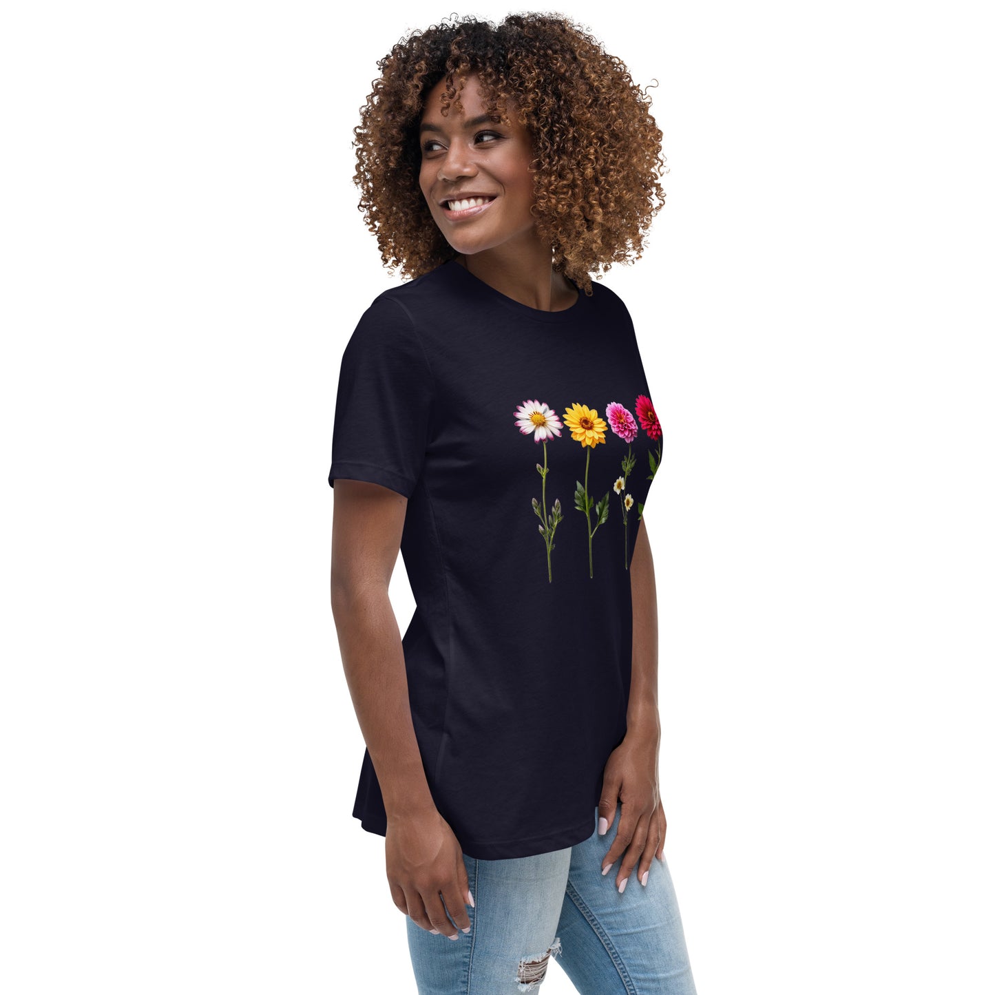 Flowers Women's Relaxed T-Shirt