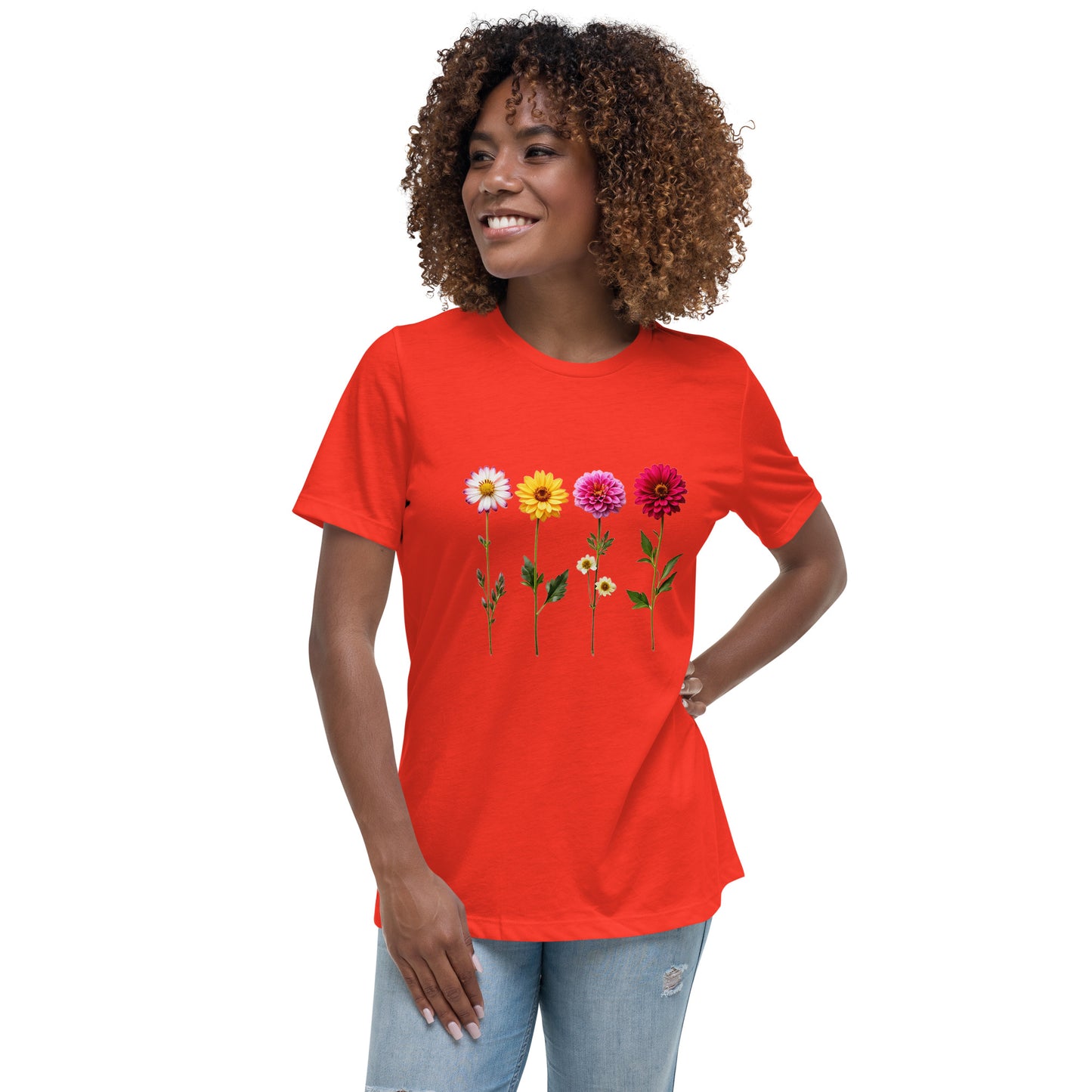 Flowers Women's Relaxed T-Shirt