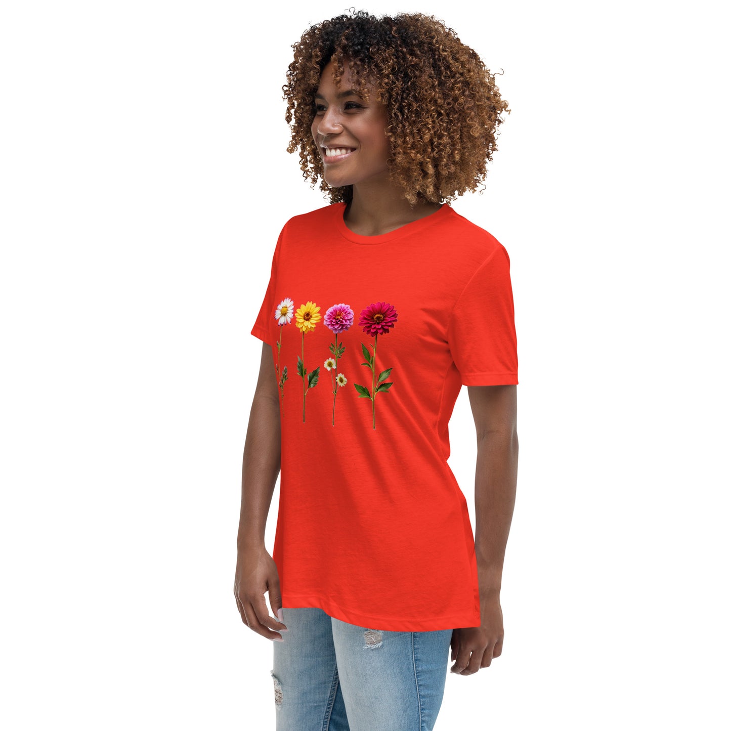 Flowers Women's Relaxed T-Shirt