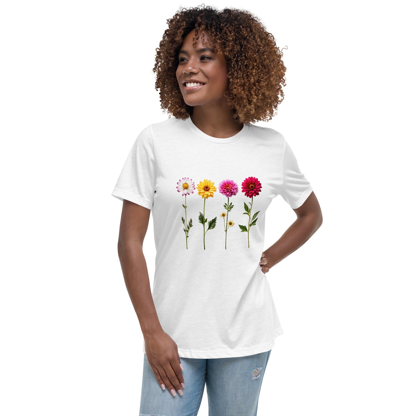 Flowers Women's Relaxed T-Shirt