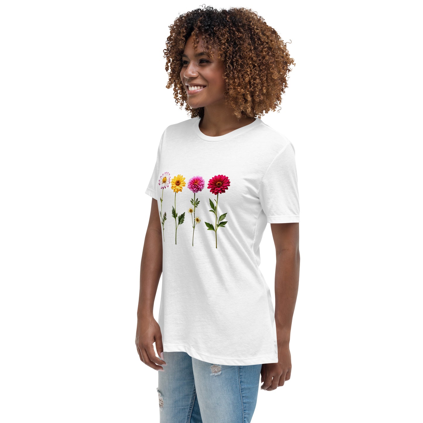 Flowers Women's Relaxed T-Shirt