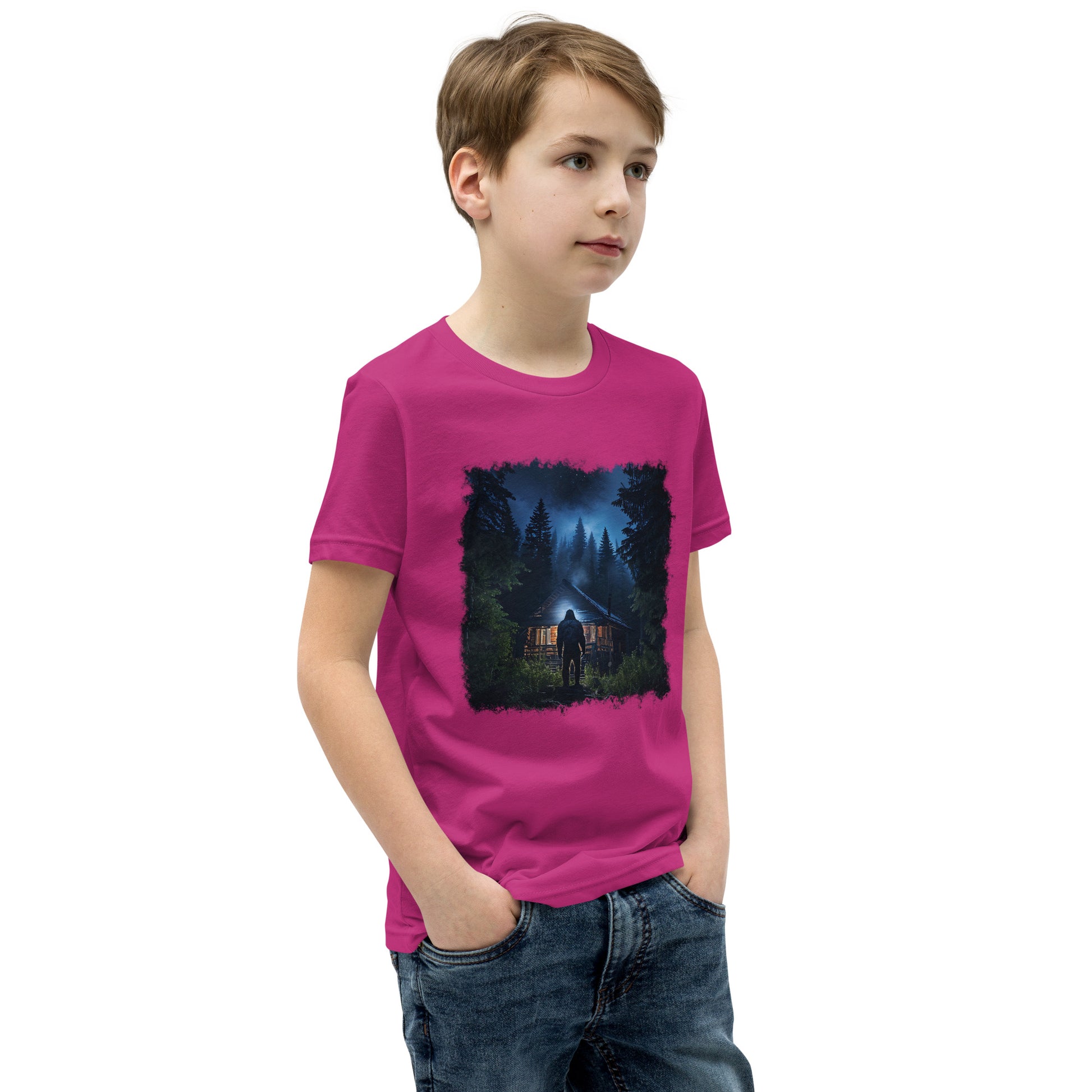 Bigfoot Visit Youth Short Sleeve T-Shirt - Discovery Co.