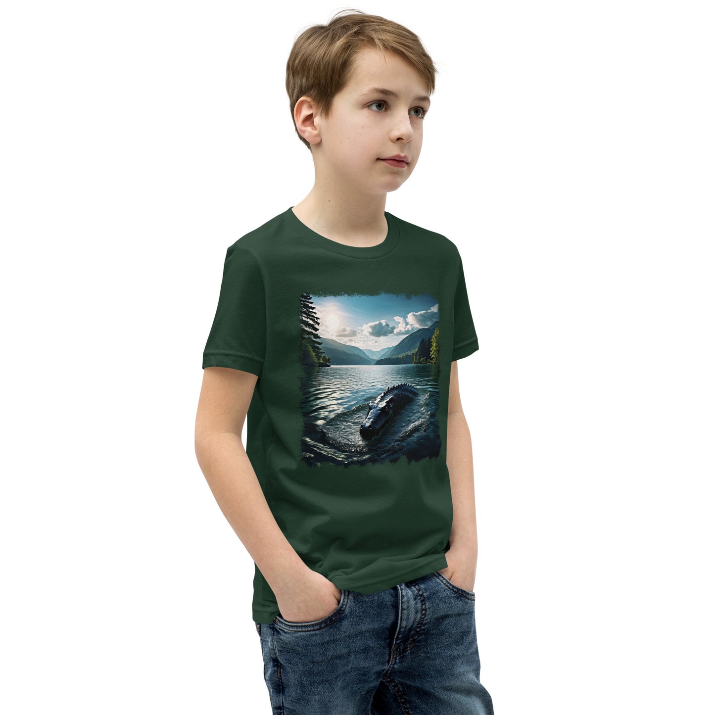 Lake Monster 2 Youth Short Sleeve T-Shirt - Discovery Co.