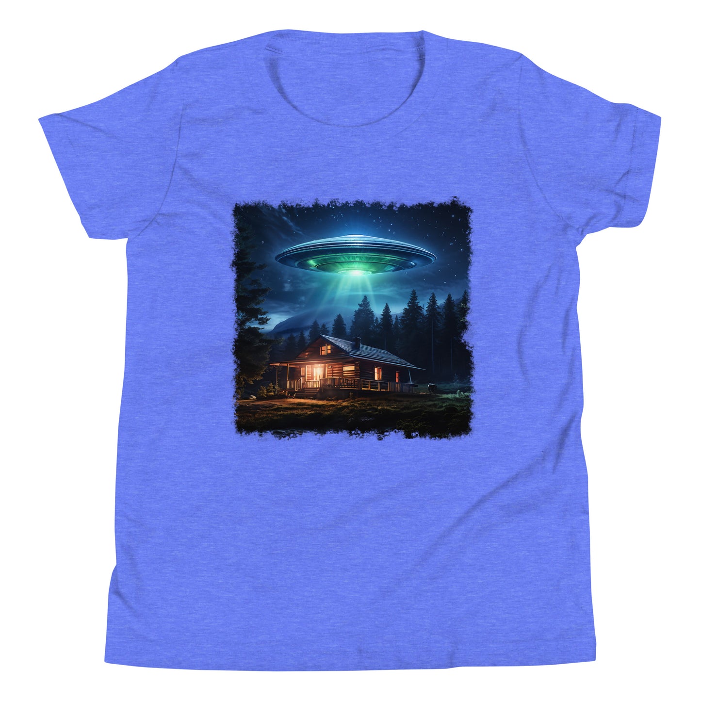 UFO Over Cabin Youth Short Sleeve T-Shirt - Discovery Co.