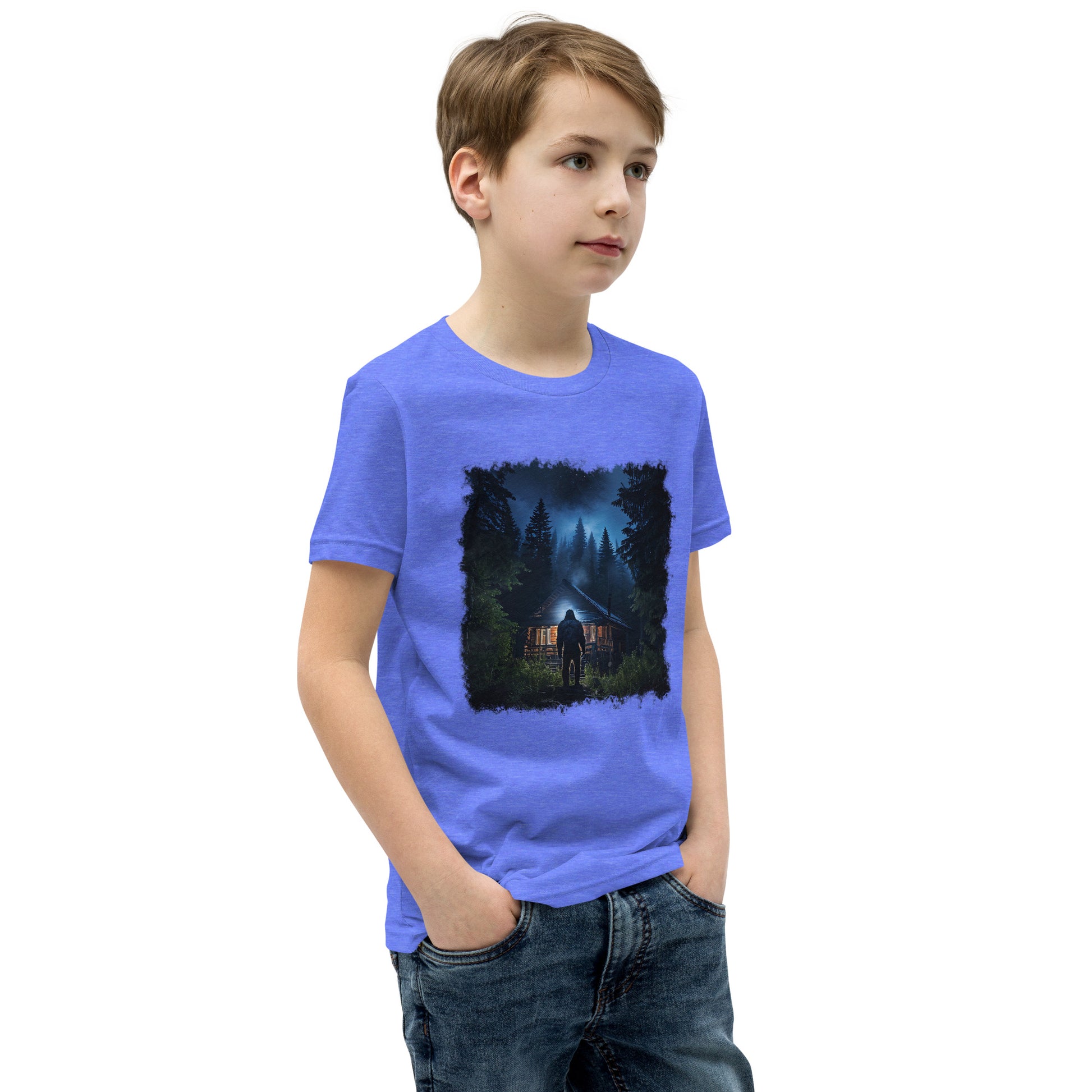 Bigfoot Visit Youth Short Sleeve T-Shirt - Discovery Co.