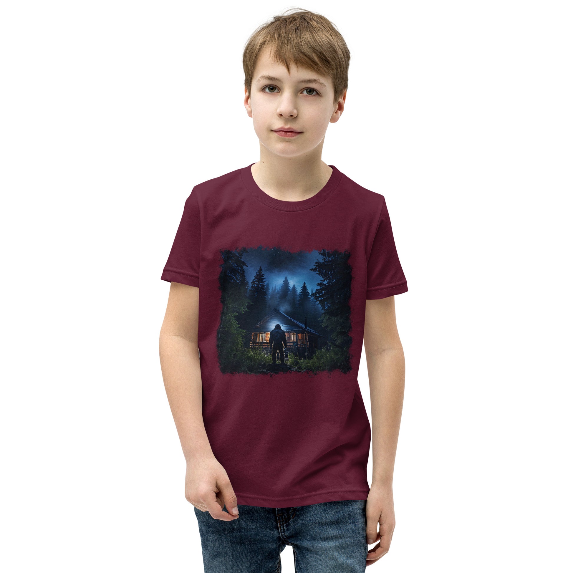 Bigfoot Visit Youth Short Sleeve T-Shirt - Discovery Co.