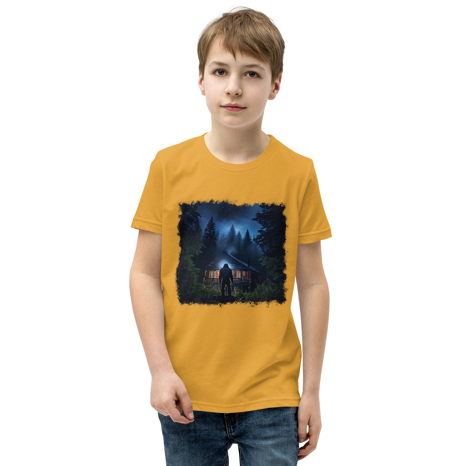 Bigfoot Visit Youth Short Sleeve T-Shirt - Discovery Co.