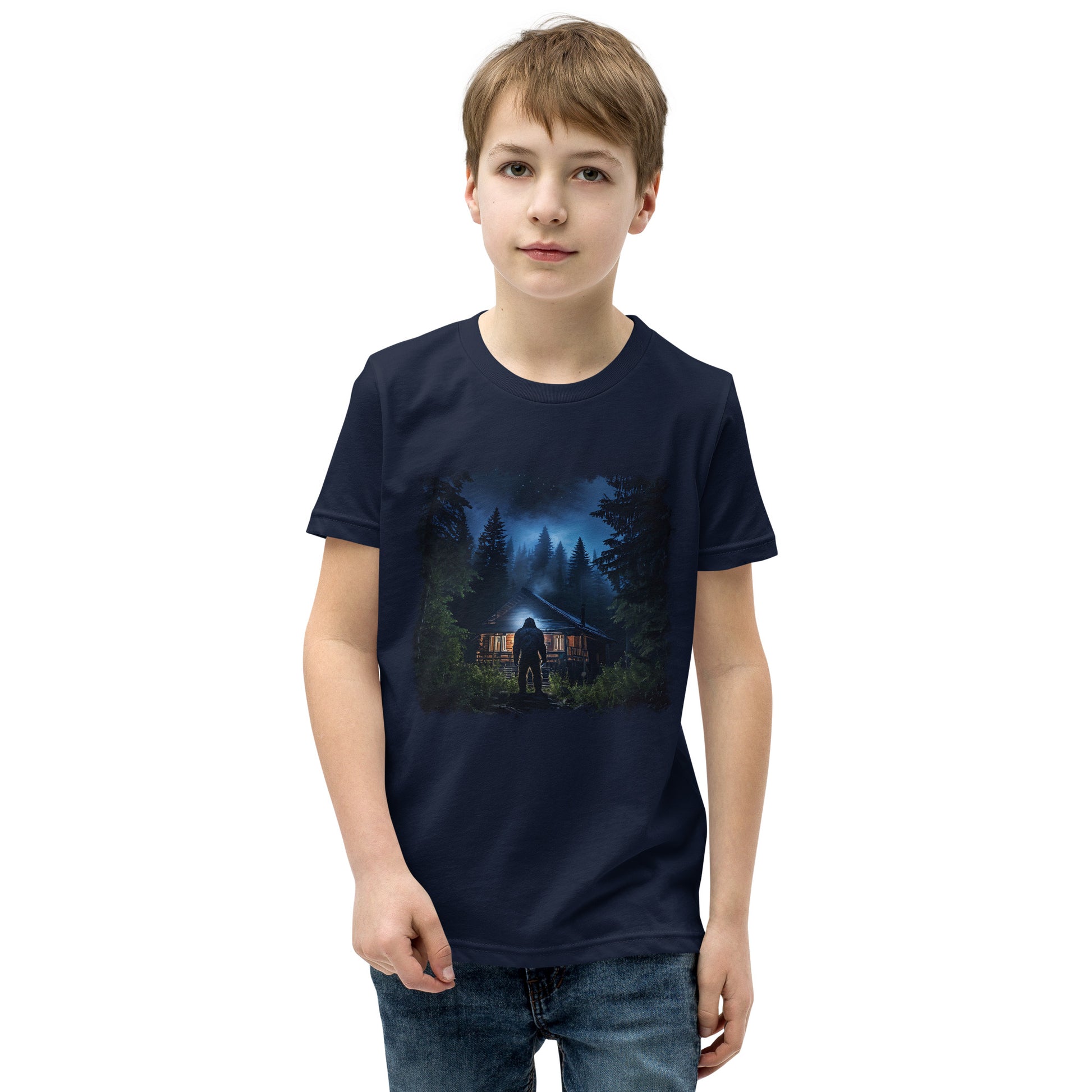 Bigfoot Visit Youth Short Sleeve T-Shirt - Discovery Co.