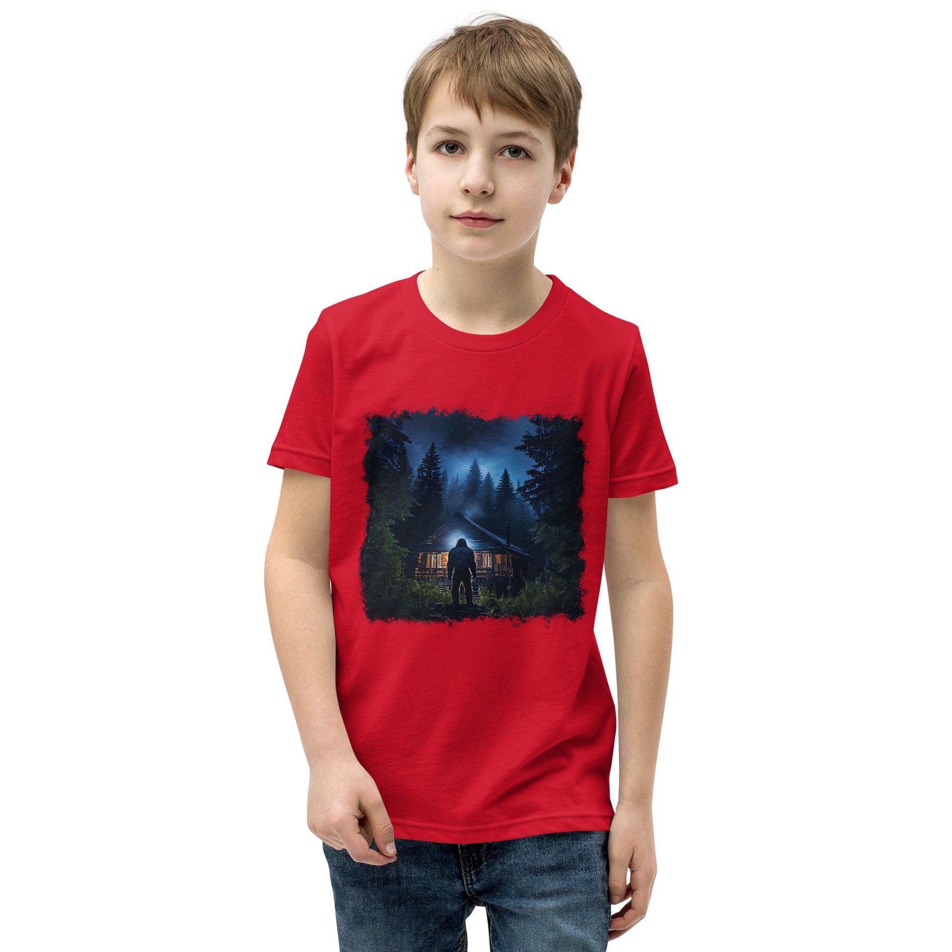 Bigfoot Visit Youth Short Sleeve T-Shirt - Discovery Co.